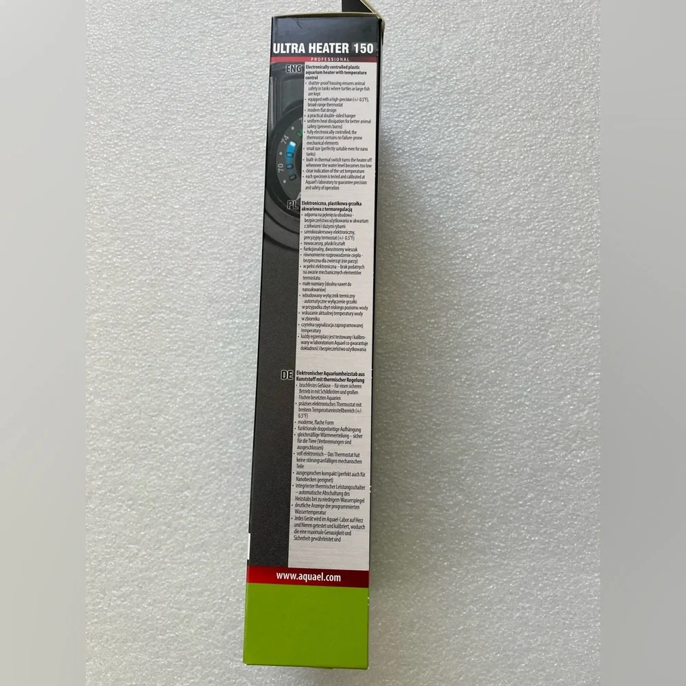 Aquael Ultra Aquarium Heater for Freshwater/Saltwater Aquariums 150 Watt $75